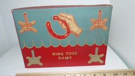 Vintage Ring Toss Horse Shoe Game #561 Knickerbocker Plastic Company with box FS - £23.64 GBP