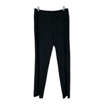 Lafayette 148 Women Black Menswear Wool Blend Trouser Pants Size 10 Altered 32” - $24.74