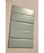 Vintage Lot 5 Ceramic Edge Tile Seafoam Green - £18.50 GBP