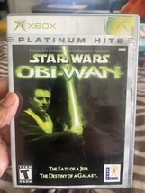 Star Wars: Obi-Wan (Microsoft Xbox, 2001) Platinum Hits - £8.24 GBP