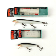 Rapala 11S and 7S Floating Minnow Silver 4.33&quot; 2.75&quot; Fishing Lures - Finland NOS - £11.81 GBP