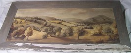 c1930 Antique Ernest Krape Landscape Folk Art Painting Gettysburg PA Artist - £124.26 GBP