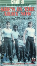 SHE&#39;s IN the ARMY NOW (vhs) superior SP mode, Out Of Print military life farce - £11.05 GBP