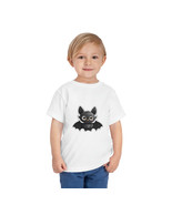 Toddler Short Sleeve Tee: Cute Cartoon Bat Graphic, 100% Airlume Cotton,... - £15.35 GBP