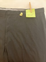 Haggar Men’s Dress Pants 48x28 Gray Flat Front Big And Tall - $15.84