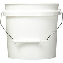 Leaktite 744456 1-Gallon White Plastic Pail Paint Pail/Container - $19.54