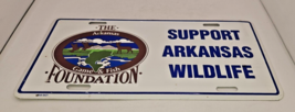 Vintage AR Game &amp; Fish Support Arkansas Wildlife Front Car License Plate - $16.44