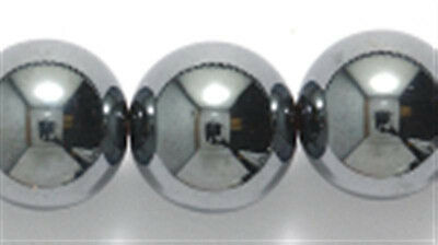 Primary image for 10mm Hematite Round Beads (38 - 40 beads per strand)