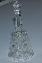 Crystal Bell with Chain and Clapper- 5 x 2.5 inches - £8.03 GBP