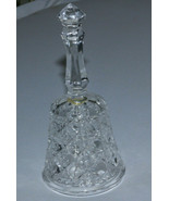 Crystal Bell with Chain and Clapper- 5 x 2.5 inches - £8.18 GBP