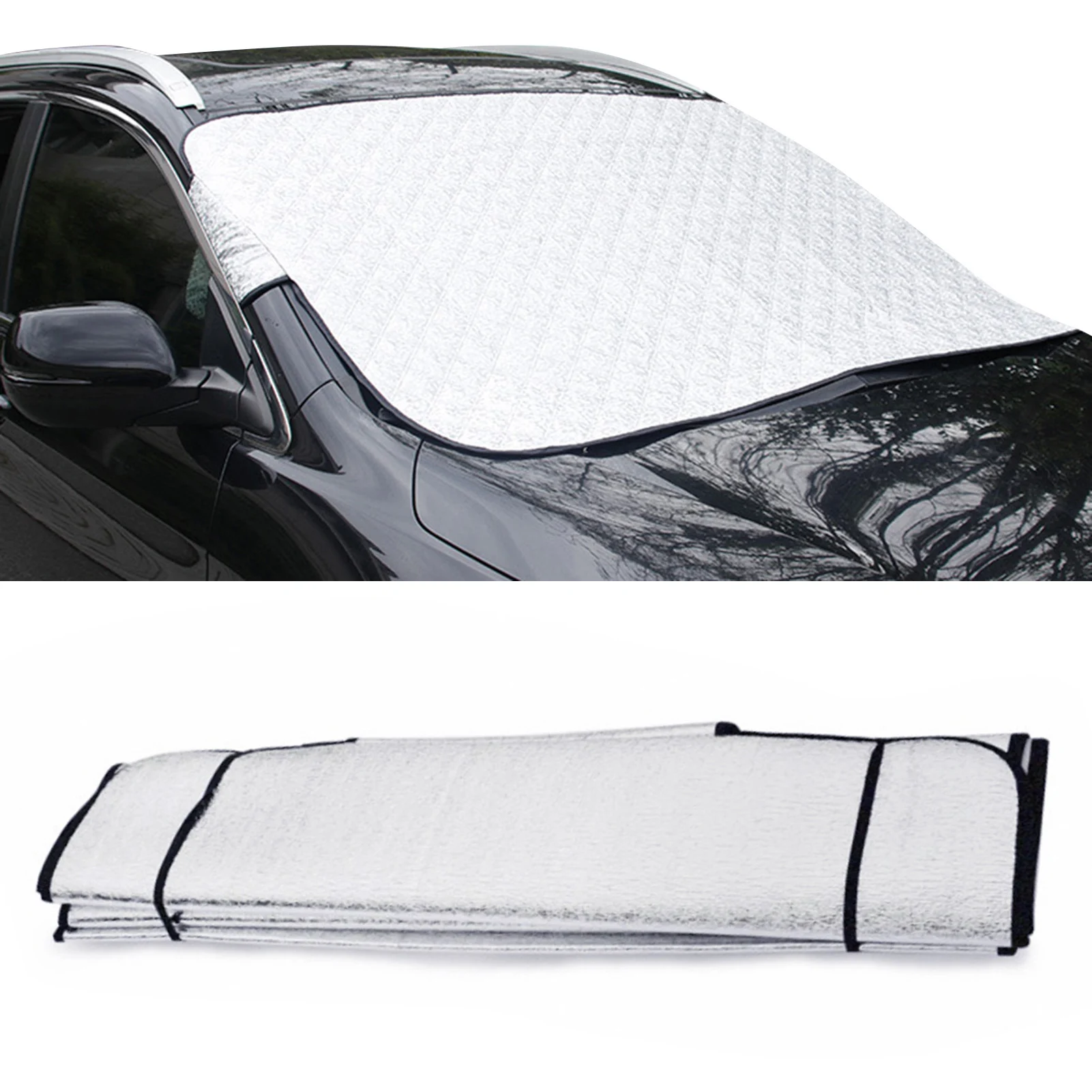 Car Windshield Sun Shade Covers Auto Front Window Sunscreen Parasol Universal - £10.56 GBP+