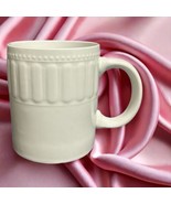 Pfaltzgraff SPARTA Mug Ceramic White Tea Coffee Cup Embossed Design - £8.56 GBP