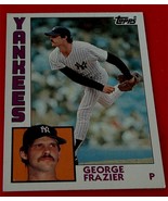 George Frazier, Yankees,  1984  #539 Topps Baseball Card,  GOOD CONDITION - £0.77 GBP