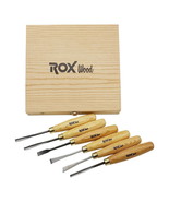 ROX Wood 6-Pieces Woodworking Wood Carving Tools Set with Hand Made - $437.48 MXN