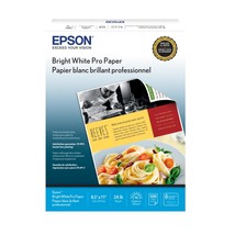 Epson Bright White Pro Paper - S041586-4, 8.5&quot; x 11&quot; (500 sheets) - £18.20 GBP