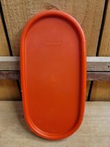 TUPPERWARE MODULAR MATES Standard OVAL LID SEAL 1616 Red Orange - $17.62