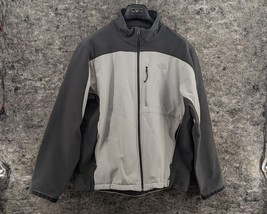 The North Face Mens Gray Apex Bionic Jacket Softshell Coat XL - $94.99
