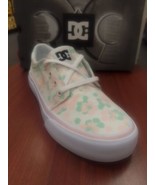   DC Girl&#39;s Youth #6 Trase TX Skate Shoe Floral Design Canvas NEW With b... - £33.52 GBP