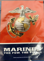 Marines Garden Flag Yard Banner 12.5 x 18 Eagle Globe and Anchor on Red ... - £11.88 GBP