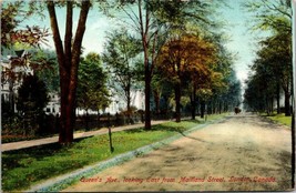 Canada Ontario London Queen&#39;s Avenue East from Mainland Street Vintage Postcard - £5.89 GBP