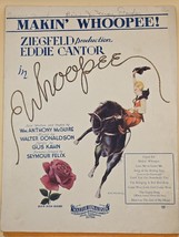 Vintage Sheet Music MAKIN&#39; WHOOPEE! Eddie Cantor in Whoopee 1928 Horse R... - £13.38 GBP