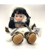 Alaskan Friends Genuine Native Style Eskimo Girl Doll Fur Coat Alaska SO... - £11.60 GBP