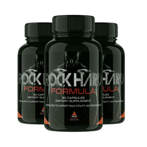 3-Pack Rock Hard Formula Pills, Rock Hard Formula Male Support - 180 Capsules - $93.68