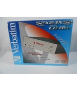 Verbatim New Open Box NOS CD-RW 52x12x52 Windows Compatible 2002 - £18.22 GBP