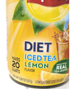 Lipton Diet Iced Tea Mix Lemon, Makes 20 Quarts Original Glass Jar - $1,455.98 MXN