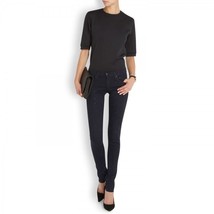 Juicy Couture Navy Jeweled Skinny J EAN S New $99 Size 26 - £50.13 GBP