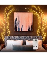 Bedroom Vine Lights with Remote Control - Christmas Decoration 9FT 160 LEDs - £26.06 GBP