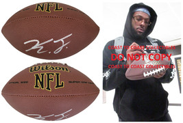 Kayvon Thibodeaux New York Giants Ducks signed NFL football proof COA au... - $197.99