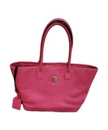 Dooney Bourke Dark Pink Embossed Logo  Large  Handbag Tote Shoulder Bag - $903.85 MXN