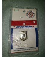 PERMA SHINE POW MIA HAT UNIFORM INSIGNIA LAPEL PIN CREST MILITARY YOU AR... - $210.93 MXN
