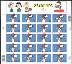Peanuts - Snoopy Full Sheet of Twenty 34 Cent Stamps Scott 3507 - Stuart... - $17.95