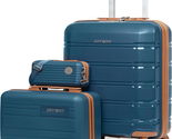 Carry-On Luggage 20&quot; Lightweight Polypropylene Hardshell Suitcase w Swiv... - £91.05 GBP