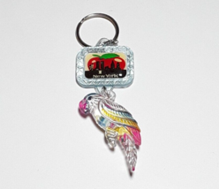 I Love New York Souvenir Keyring Keychain - The Big Apple Crystal Parrot - £6.27 GBP