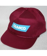 Vintage 90s CAMCO RV Camping Logo Snapback Trucker Red HAT CAP Rope Bill... - £10.17 GBP