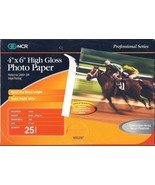 NCR Professional Series 4 X 6 High Gloss Photo Paper 25 Sheets 981297 - £12.63 GBP