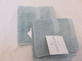 2 Sferra Bello Aqua Washcloths NWT - $28.75