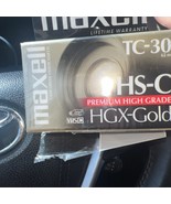 Maxell TC-30 VHS-C Premium High Grade HGX-Gold Camcorder Videocassette B... - €9,41 EUR
