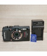 OLYMUS STYLUS TG-3 TOUGH Black 16MP Digital Camera Waterproof *GOOD* W C... - $229.59 CAD