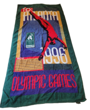 Vintage Atlanta 1996 Olympics Beach Towel Cannon Woman Diving Postcard - £9.91 GBP