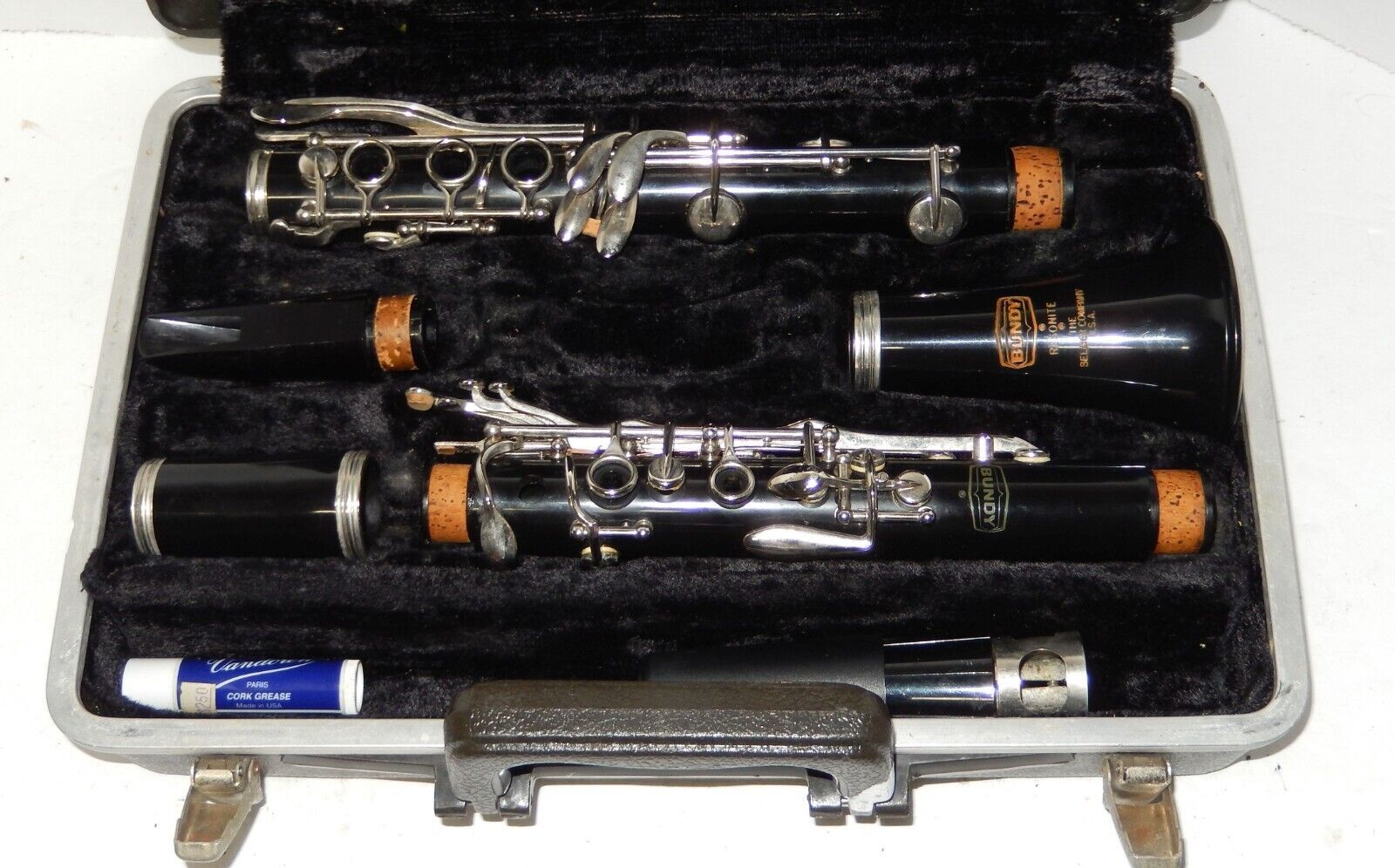 Vintage Selmer Bundy Resonite Clarinet with original Brown Hard case #2 - $157.36