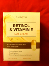 Skin 2.0 Retinol &amp; Vitamin E Day Cream Nourishes &amp; Restores Vitality To Skin - £28.85 GBP