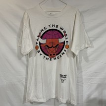 Chicago Bulls Lottery Taking The World By The Horns T Shirt Mens Size XL - £60.61 GBP