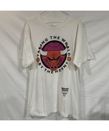 Chicago Bulls Lottery Taking The World By The Horns T Shirt Mens Size XL - £60.02 GBP