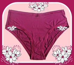 M  KIR Garnet Everyday NO SHOW Stretch Victorias Secret PINK Hipster Brief Panty - £8.78 GBP