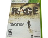Rage Microsoft Xbox 360 Video Game Complete With Manual Video Game - $11.30
