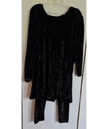 Womens Plus 2/3X Surrender Dorothy Black Velour 2-Pc Casual Outfit Pants... - $343.56 MXN
